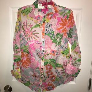 Lilly Pulitzer for Target Button Down Shirt M